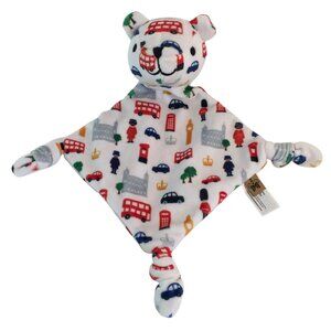 Historic Royal Palaces White Bear Lovey Security Blanket Knots Big Ben London
